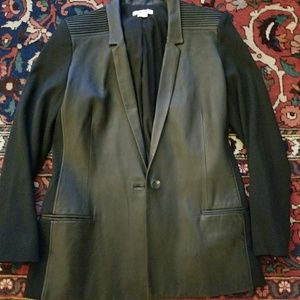 HELMUT LANG Leather Blazer